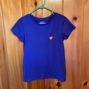 🌻 3 for $15! 🌻 Joe Boxer Blue T-Shirt With Peach Patch- Size Kids Large